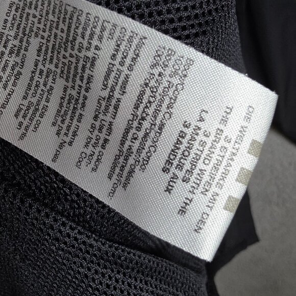 Vintage Adidas Track Jacket Large Black 3 Stripe 06 Y2K Clima 365 Mesh Lined Zip - Picture 14 of 15